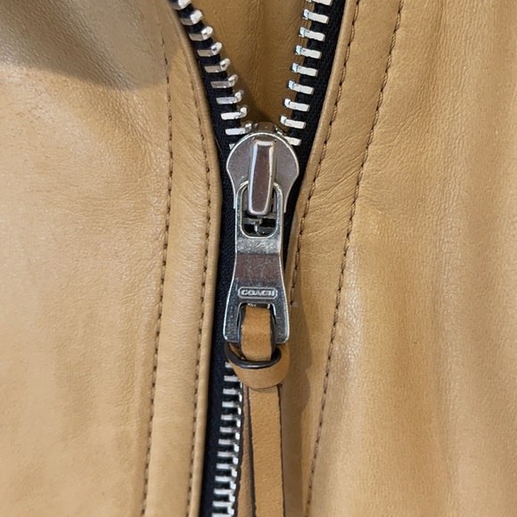 || COACH || Leather butter soft motorcycle jacket - Picture 7 of 10